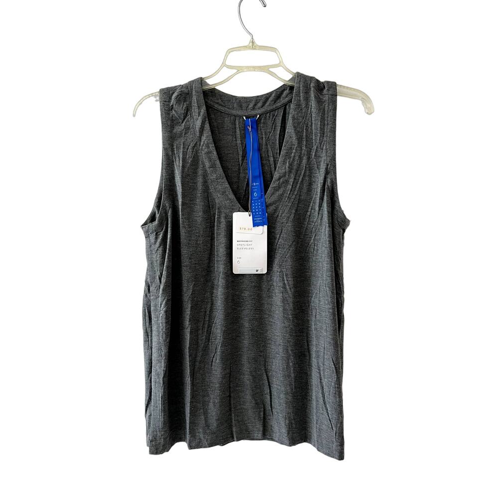 Kit And Ace Sz 6 Boyfriend Fit Spotlight Sleeveless Gray NWT